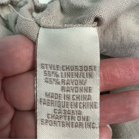 Jules & Leopold Cream Chinos Relaxed Fit Lightweight - Picture 8 of 9